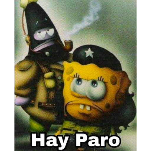 Sticker: Hay Paro: Bob Esponja y Patricio