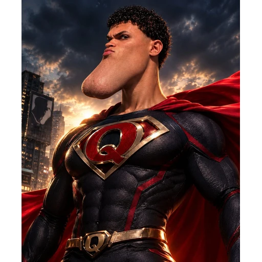 Figurinha: Super Q Queixo