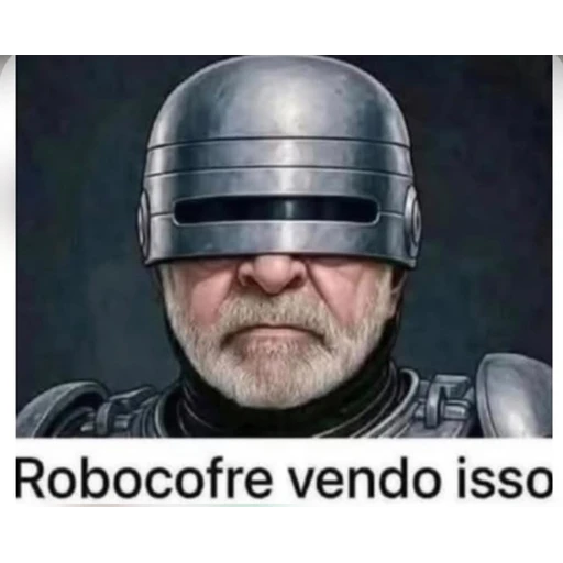 Figurinha: Robocofre vendo isso
