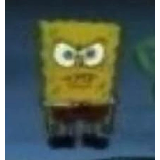 Sticker: Bob Esponja enojado