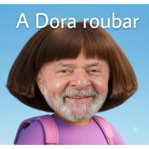 Figurinha: A Dora roubar