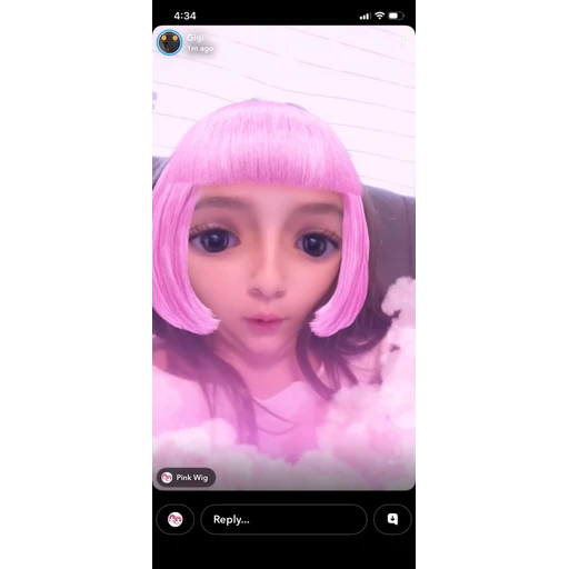 Figurinha: Pink Wig