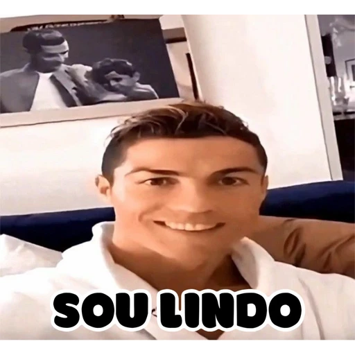 Sticker: I'm Handsome - Cristiano Ronaldo