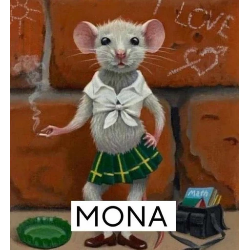 Figurinha: Mona