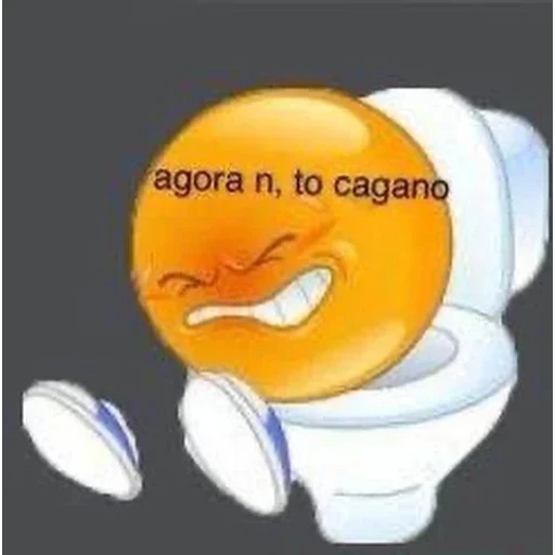 Figurinha: Agora n, to cagano