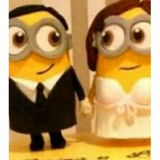 Figurinha: Minions Casamento