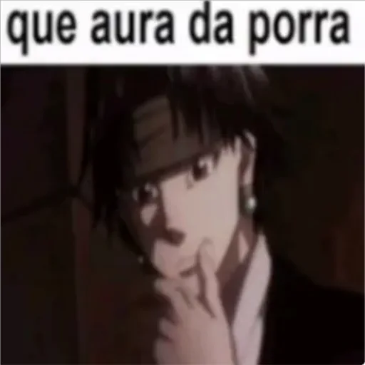 Figurinha: Que aura da porra
