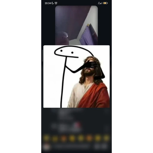 Figurinha: Jesus e o Flork