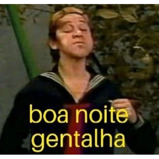 Figurinha: Boa noite, gentalha