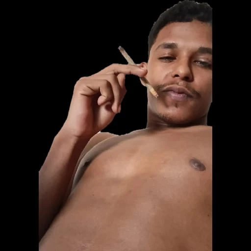 Figurinha: Rapaz fumando