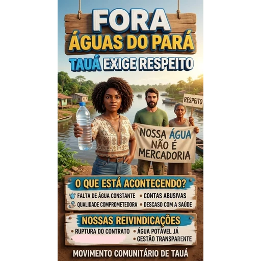Figurinha: Fora Águas do Pará
