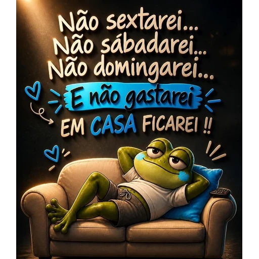 Figurinha: Não sextarei