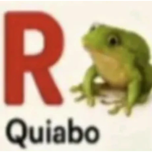 Figurinha: R de Quiabo