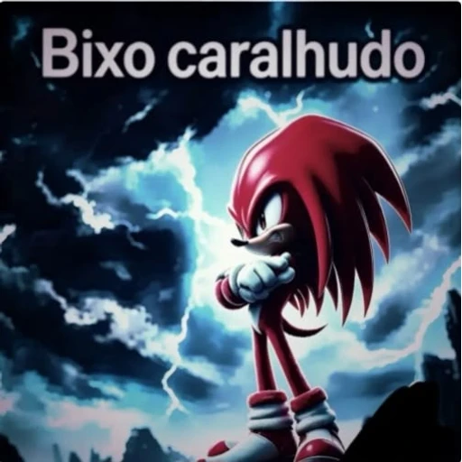 Sticker: Knuckles gracioso