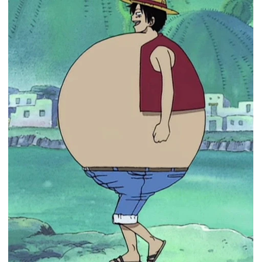 Figurinha: Luffy Barrigudo