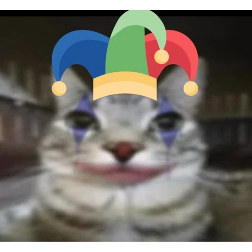 Figurinha: Gato Palhaço