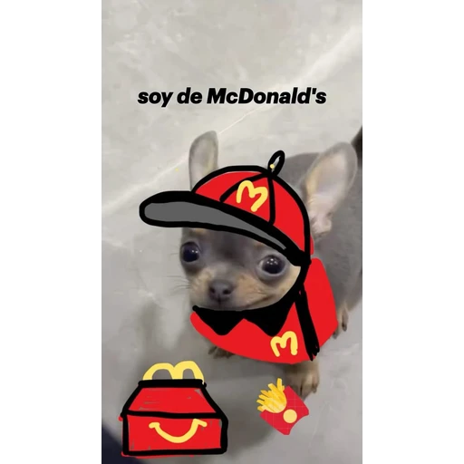 Figurinha: Cachorrinho do McDonald's