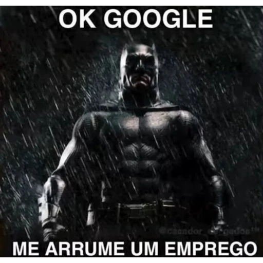 Sticker: Batman: OK Google, busca empleo