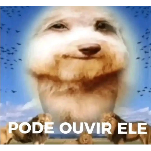 Figurinha: PODE OUVIR ELE