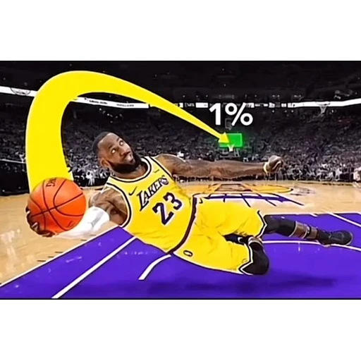 Figurinha: LeBron James 1% de bateria
