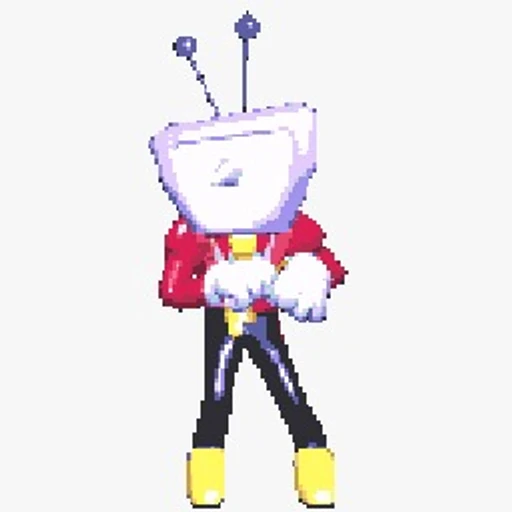 Figurinha: Personagem com cabeça de TV