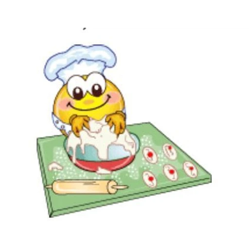 Sticker: Chef emoji cooking