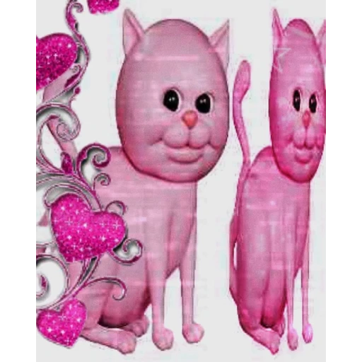 Sticker: Gatitos Rosas