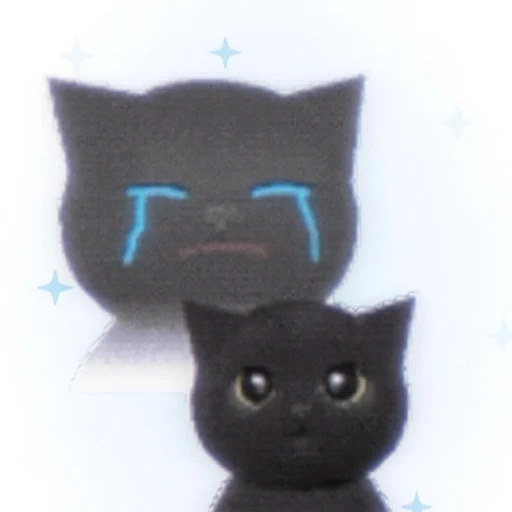 Figurinha: Gatinho triste