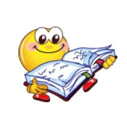 Sticker: Studying emoji