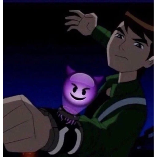 Figurinha: Ben 10 com Emoji Diabinho