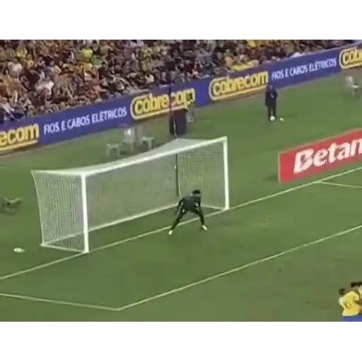 Figurinha: Goleiro tomando gol