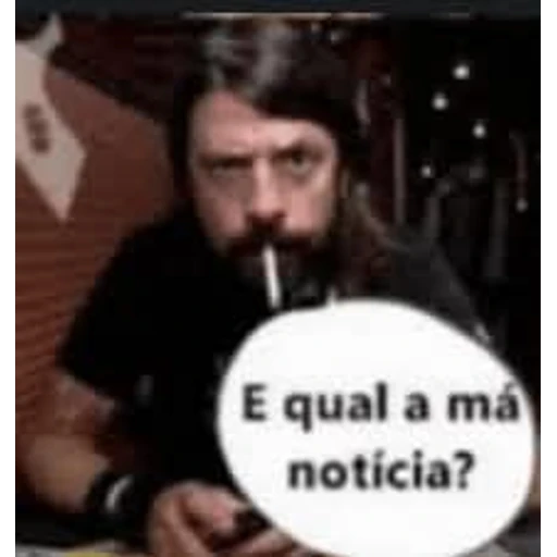 Sticker: Dave Grohl: What's the bad news?