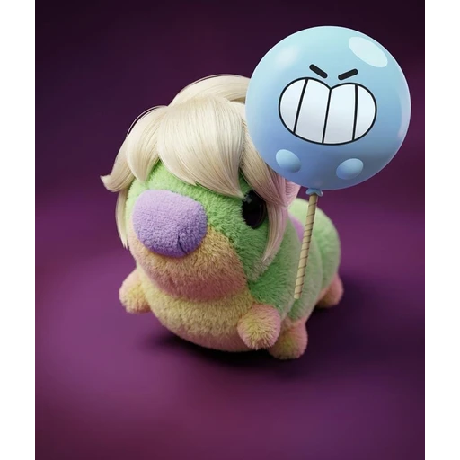 Figurinha: Squeak de pelúcia