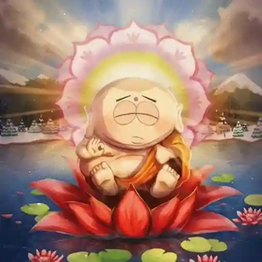 Figurinha: Cartman Budista