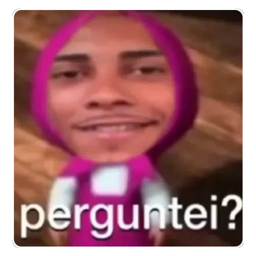 Figurinha: Perguntei?