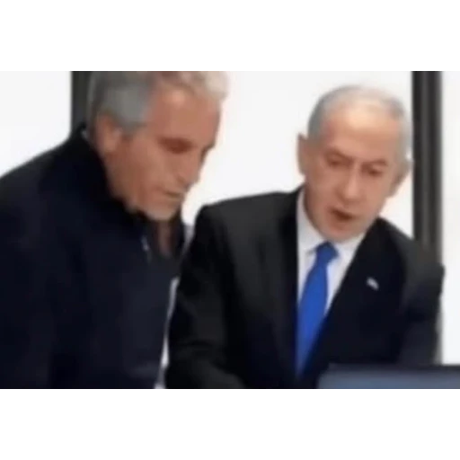 Figurinha: Epstein e Netanyahu