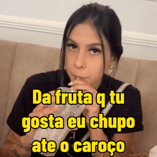 Figurinha: Da fruta que tu gosta