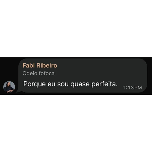 Figurinha: Fabi Ribeiro: Quase perfeita