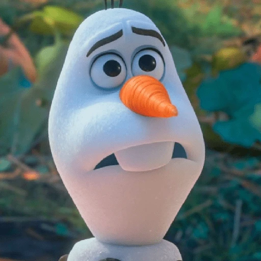 Figurinha: Olaf triste