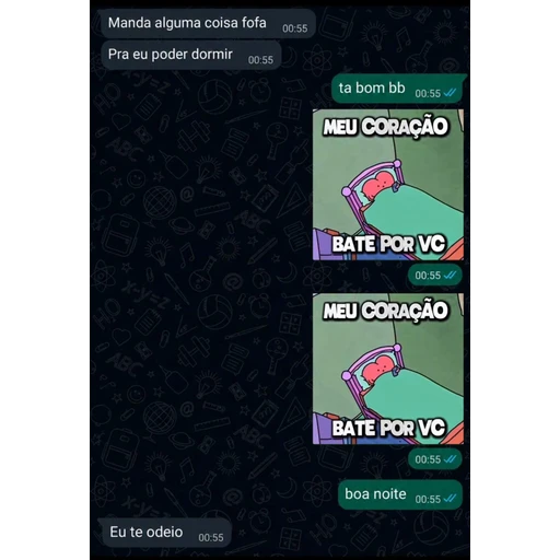 Figurinha: Meu Coração Bate Por Você