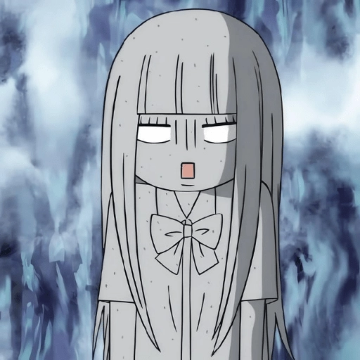 Figurinha: Sawako Kuronuma petrificada