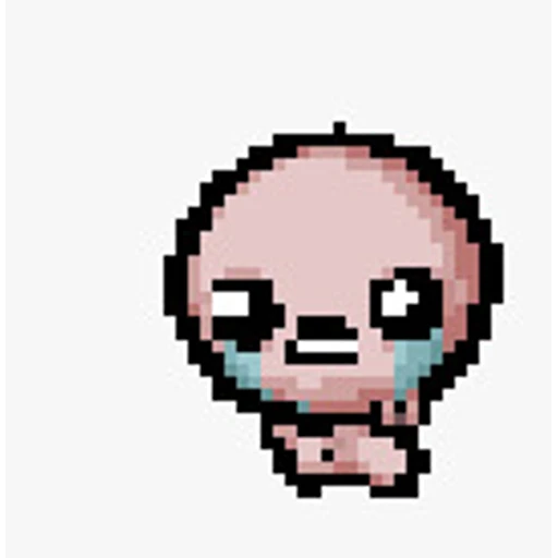 Figurinha: Isaac chorando