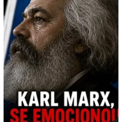 Figurinha: Karl Marx se emocionou