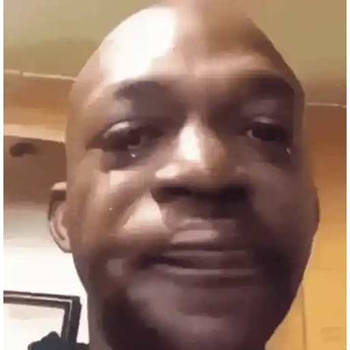 Figurinha: Homem Chorando Meme