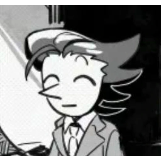 Figurinha: Phoenix Wright Sorrindo