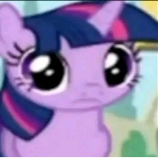 Figurinha: Twilight Sparkle triste