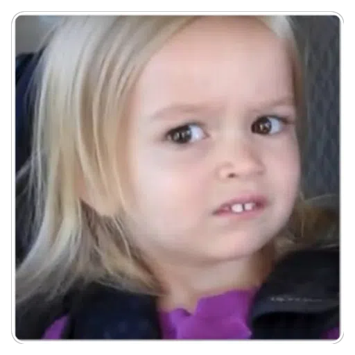 Figurinha: Chloe confusa