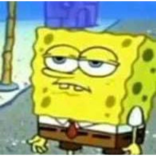 Sticker: Bob Esponja aburrido
