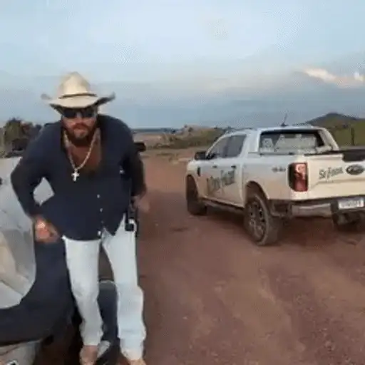 Figurinha: Cowboy dancando