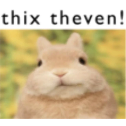 Figurinha: thix theven!